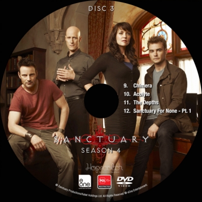 CoverCity - DVD Covers & Labels - Sanctuary - Season 4; disc 3