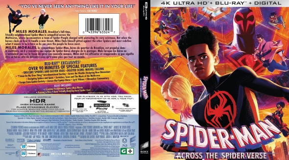 CoverCity - DVD Covers & Labels - Spider-Man: Across The Spider-Verse 4K