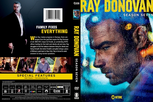 ray donovan dvd label