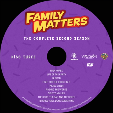 Family Matters - Season 2; disc 3