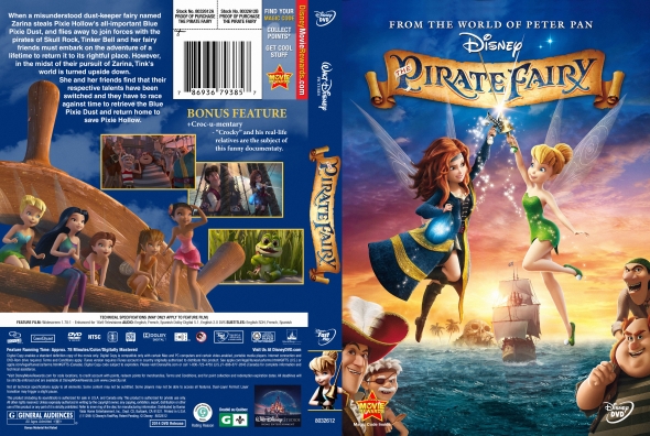 tinkerbell and the pirate fairy dvd cover