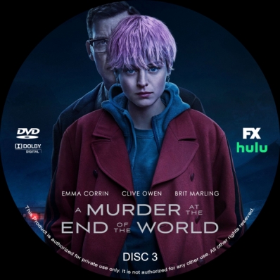 A Murder at the End of the World - Mini Series; disc 3