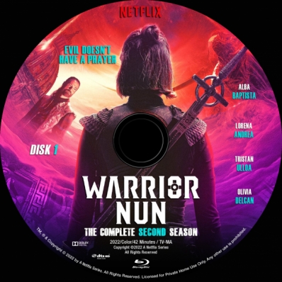 Warrior Nun - Season 2; disk 1