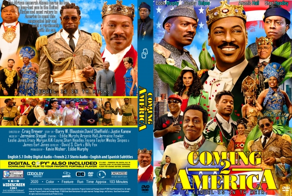 CoverCity DVD Covers Labels Coming 2 America