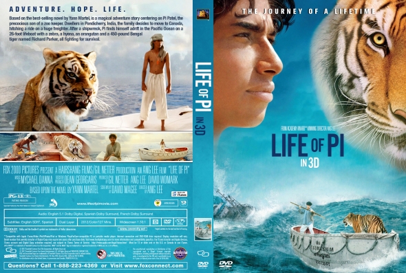 CoverCity DVD Covers Labels Life of Pi