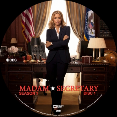 Madam Secretary - Season 1; disc 1