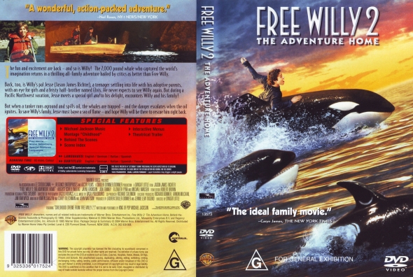 CoverCity - DVD Covers & Labels - Free Willy 2: The Adventure Home