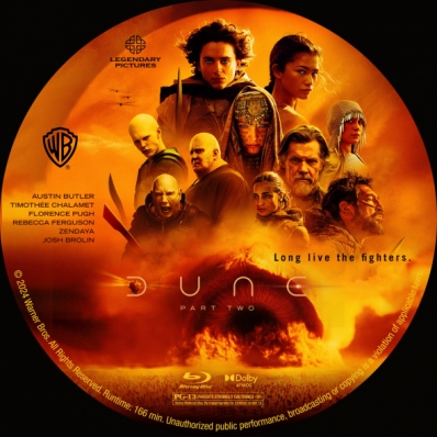 dune part 2 dvd cover