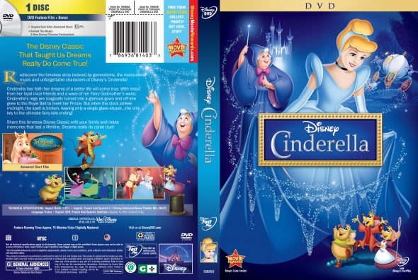 cinderella dvd cover