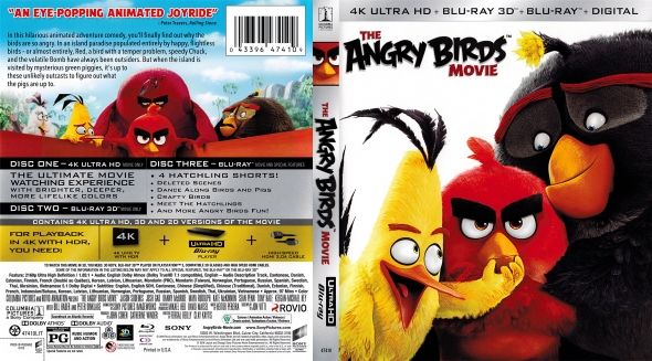 CoverCity - DVD Covers & Labels - The Angry Birds Movie 4K