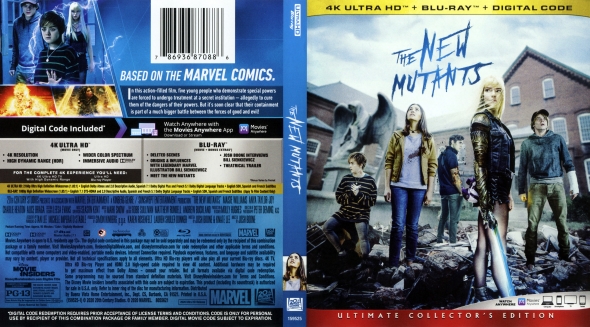 The New Mutants Blu-ray (Blu-ray + Digital HD)