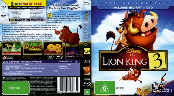 CoverCity - DVD Covers & Labels - The Lion King 3: Hakuna Matata