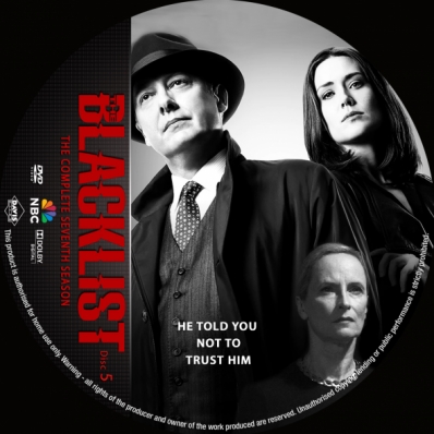 CoverCity - DVD Covers & Labels - The Blacklist - Season 7; disc 5