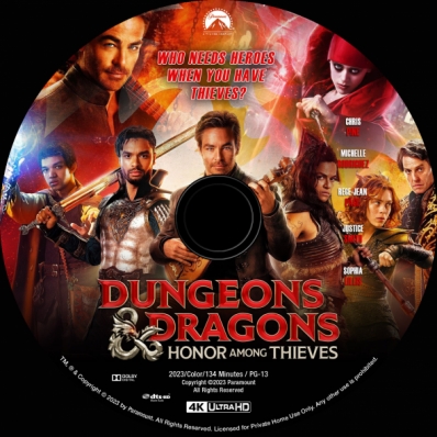 Dungeons & Dragons: Honor Among Thieves 4K