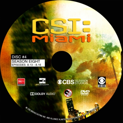CSi: Miami - Season 8; disc 4