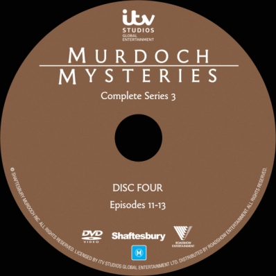 Murdoch Mysteries - Season 3; disc 4