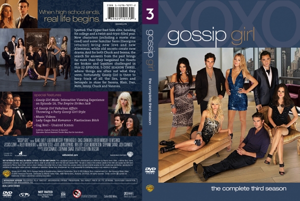 Gossip Girl: Season 3 (DVD, 2010, 5-Disc Set) Brand New 883929101702