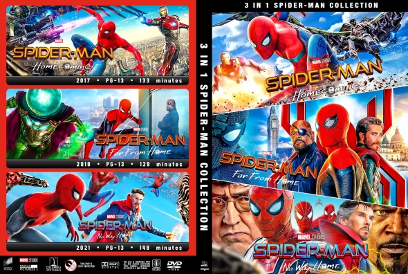 spiderman trilogy dvd cover