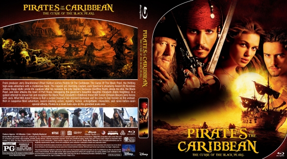 Pirates of the Caribbean: The Curse of the Black Pearl (DVD) No Case No  Tracking 786936224306