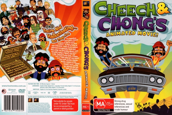 CoverCity DVD Covers Labels Cheech Chong s Animated Movie