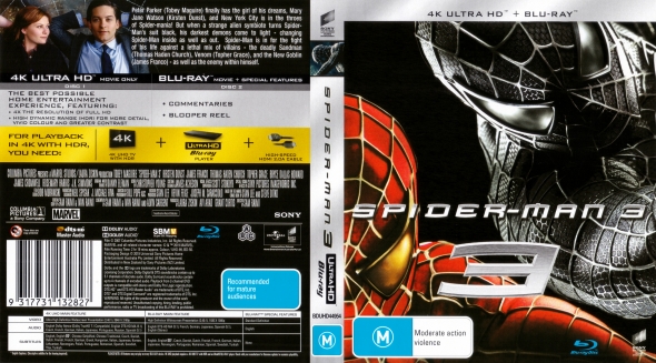 CoverCity - DVD Covers & Labels - Spider-Man 3 4K