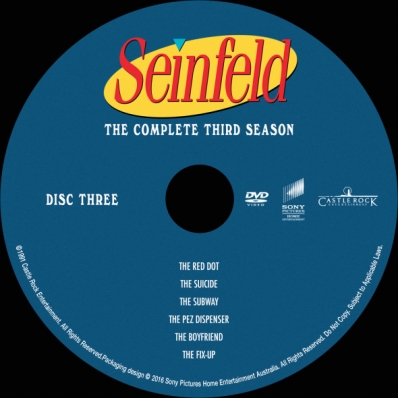 Seinfeld - Season 3; disc 3