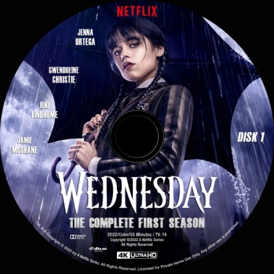 Wednesday 4K - Season 1; disk 1