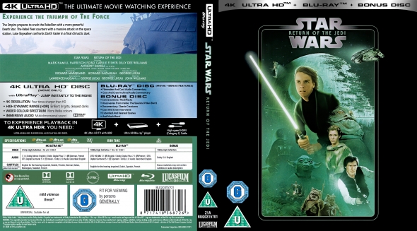 Star Wars: Episode VI: Return of the Jedi (Blu-ray + Digital Code) 
