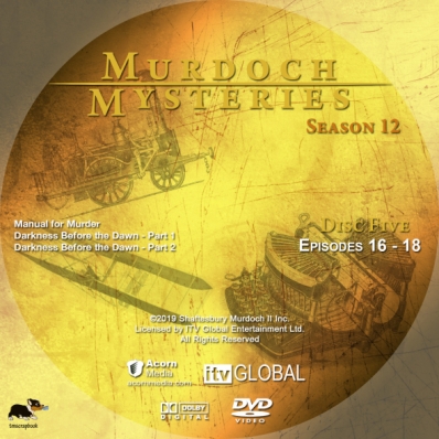 Murdoch Mysteries - Season 12, disc 5