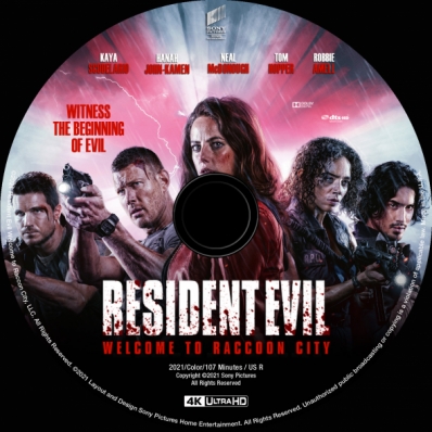 CoverCity - DVD Covers & Labels - Resident Evil: Welcome to Raccoon City 4K