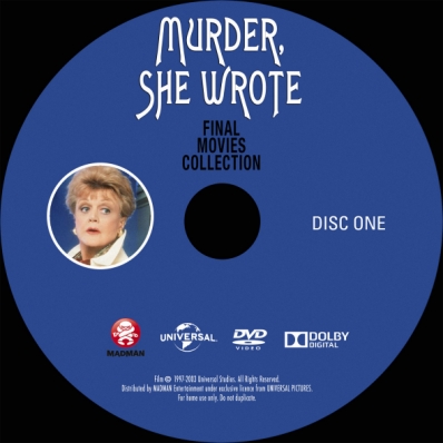 Murder, She Wrote - Final Movies Collection; disc  1