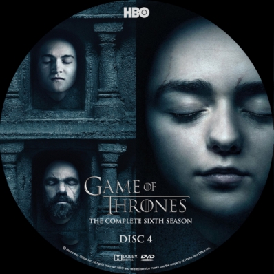 Game of Thrones - Season 6; disc 4