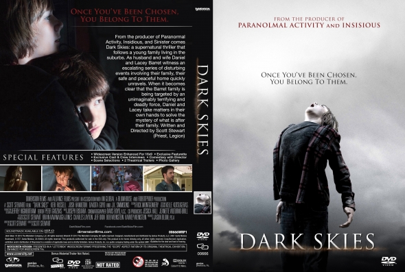 Dark Skies Movie Dvd Label