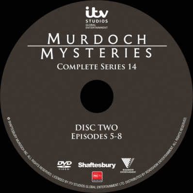 Murdoch Mysteries - Season 14; disc 2