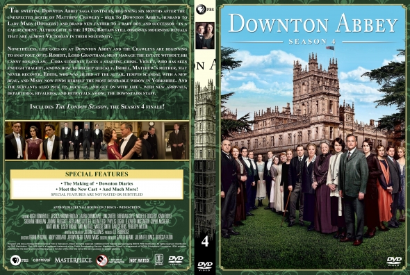 CoverCity - DVD Covers & Labels - Downton Abbey - Season 4 (spanning spine)