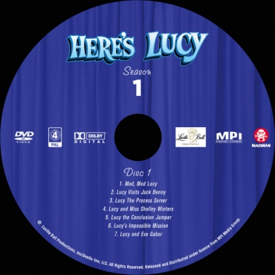 Here's Lucy - Season 1; disc 1