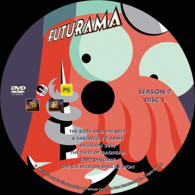 Futurama - Season 7; disc 1