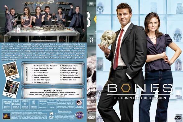 Bones - Season 3 (spanning spine)