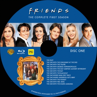 Friends - Season 1; disc 1