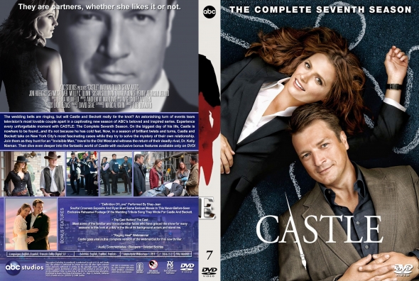 CoverCity - DVD Covers & Labels - Castle - Season 7 (spanning spine)