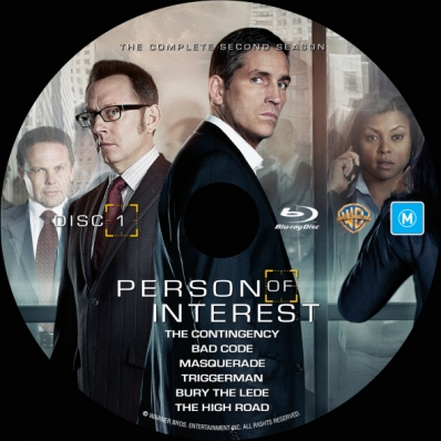 Person Of Interest - Season 2; disc 1