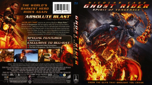 New to DVD/Blu-ray: Ghost Rider: Spirit of Vengeance not quite a flaming  pile but not much fun either