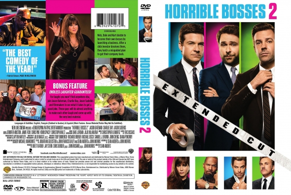 horrible bosses 2 2022 dvd cover