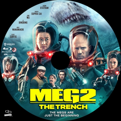 Meg 2: The Trench dvd label - DVD Covers & Labels by Customaniacs, id:  288649 free download highres dvd label