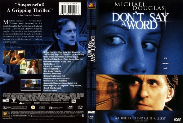 CoverCity - DVD Covers & Labels - Don't Say a Word