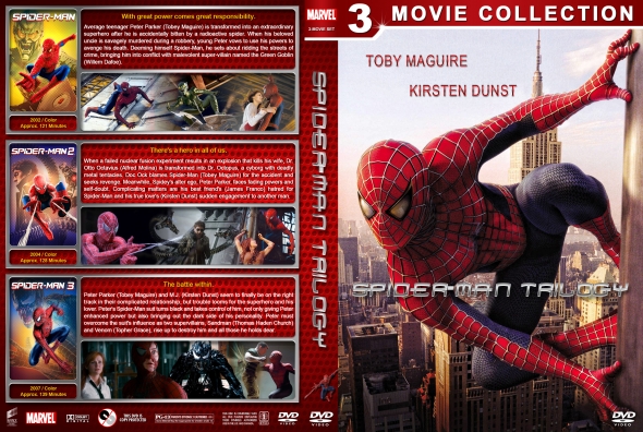 spiderman trilogy dvd cover