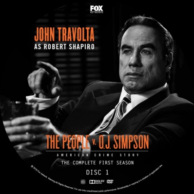 American Crime Story: The People v. O.J. Simpson - Season 1; disc 1