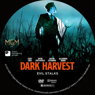 Covercity - Dvd Covers & Labels - Dark Harvest