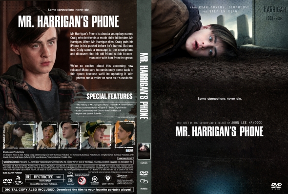 Dvd Filme: O Telefone Do Sr. Harrigan (2022) Dublado E Leg