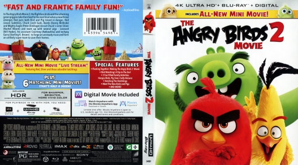 CoverCity - DVD Covers & Labels - The Angry Birds Movie 2 4K